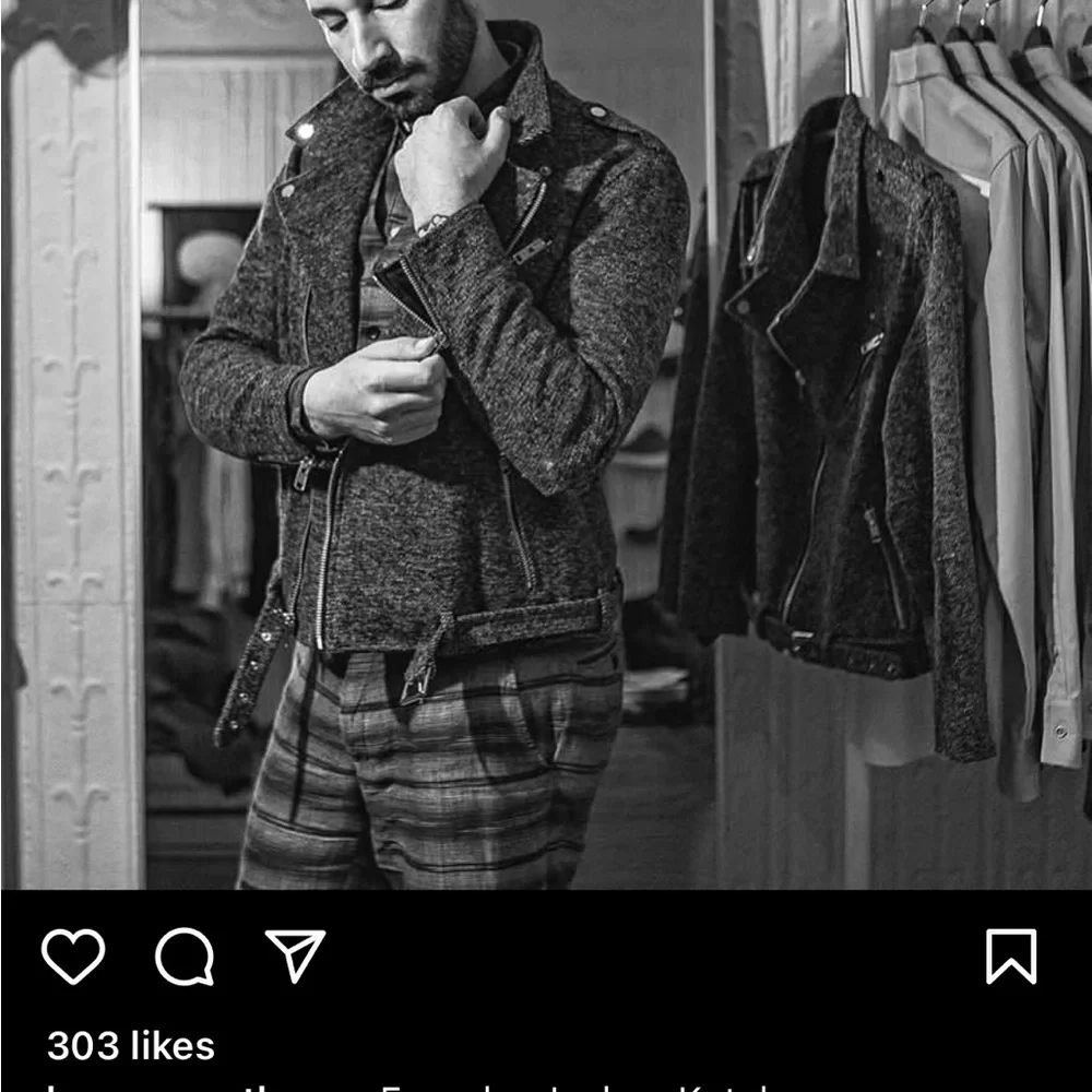 Designer Biker Jacket (Brave Gentleman) - Picture 4 of 4